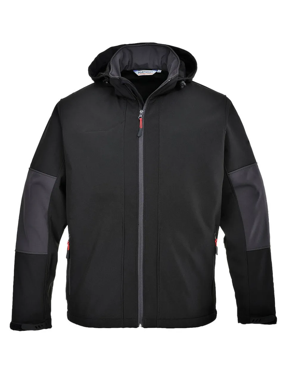 PORTWEST - Softshell avec capuche (3 couches) couleur : noir taille xl - portwest