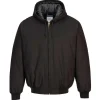 PORTWEST - Veste à capuche avec doublure en duvet de canard - taille xl - noir - portwest