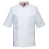 PORTWEST - Veste de cuisinier maille pro s/s couleur : blanc taille xl - portwest