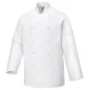 PORTWEST - Veste de cuisine sussex couleur : blanc taille m - portwest