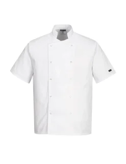 PORTWEST - Veste de cuisine cumbria couleur : blanc taille 4xl - portwest