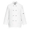 PORTWEST - Veste de cuisine femme rachel couleur : blanc taille s - portwest