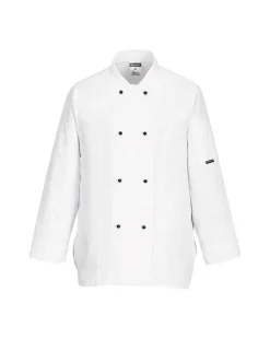 PORTWEST - Veste de cuisine femme rachel couleur : blanc taille xl - portwest