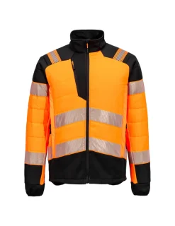 PORTWEST - Veste hybride baffle hv pw3 - taille m - orange/noir - portwest