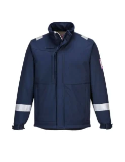 PORTWEST - Veste softshell modaflame couleur : marine taille s - portwest