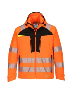 PORTWEST - Veste softshell hv dx4 couleur : orange/noir taille m - portwest