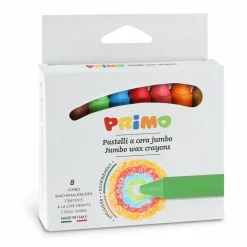 PRIMO - 8 gros crayons à la cire