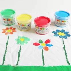 PRIMO - 6 peintures au doigt pour textile