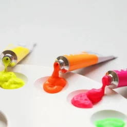 PRIMO - 12 tubes de gouache fluo et métallique 12 ml