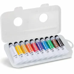 PRIMO - 10 tubes de peinture aquarelle 18 ml