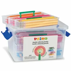 PRIMO - Boîte 120 grands crayons de couleur