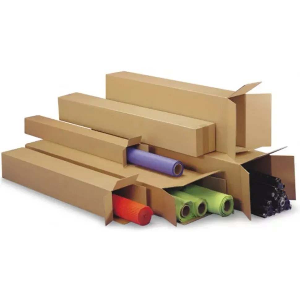 RAJA - 5 cartons d'emballage allongés 50 x 10 x 10 cm - simple cannelure