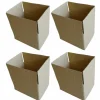 RAJA - 4 cartons d'emballage 20 x 15 x 11 cm