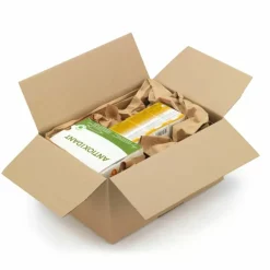 RAJA - 5 cartons d'emballage carrés 20 x 20 x 20 cm - simple cannelure