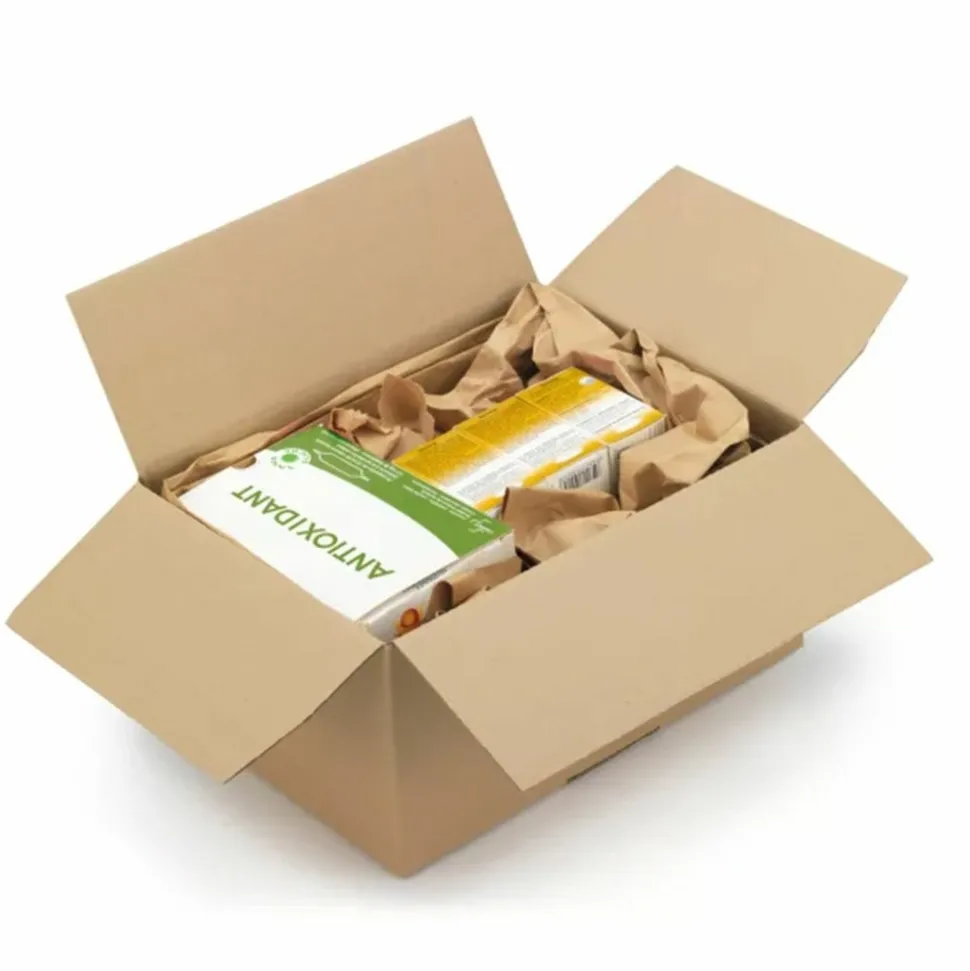 RAJA - 5 cartons d'emballage carrés 20 x 20 x 20 cm - simple cannelure