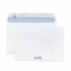 RAJA - 40 enveloppes blanches en papier 80 g - 16,2 x 22,9 cm