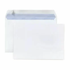 RAJA - 75 enveloppes blanches en papier - 16,2 x 22,9 cm