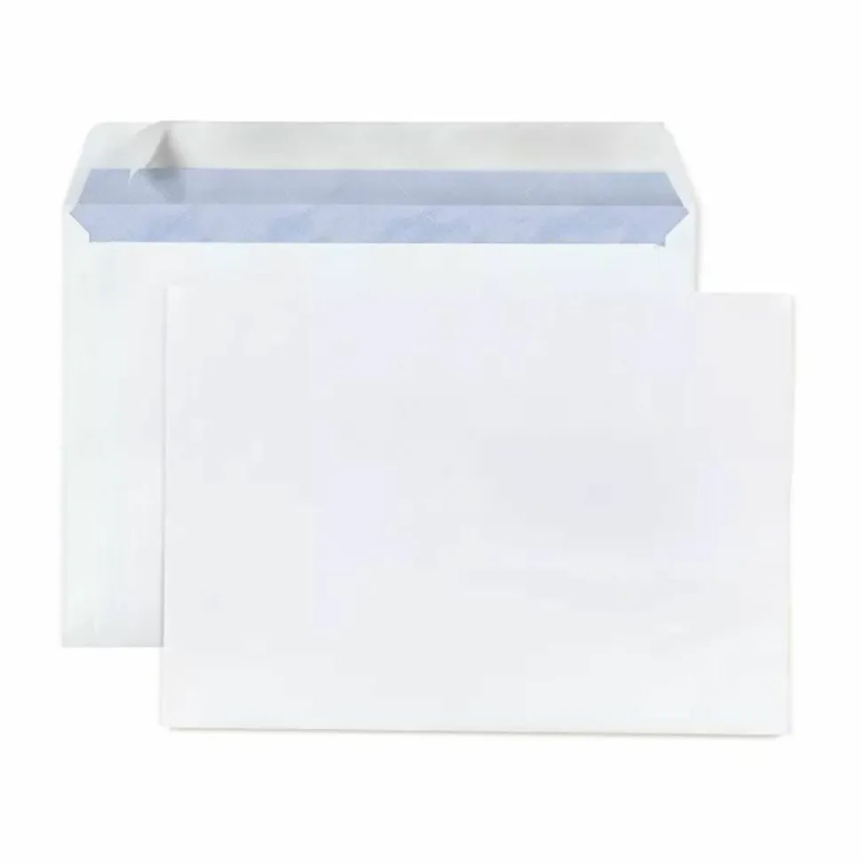 RAJA - 75 enveloppes blanches en papier - 16,2 x 22,9 cm