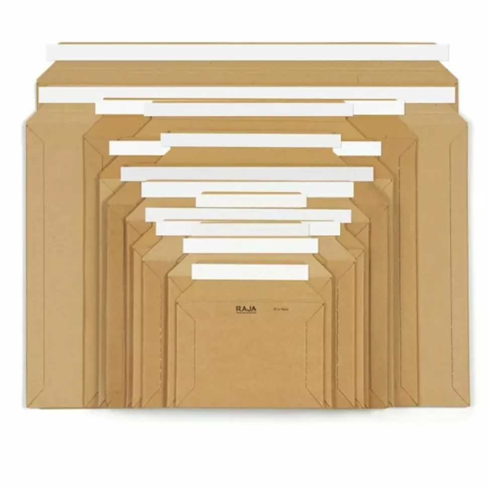 RAJA - 25 pochettes en carton - 25 x 20 cm