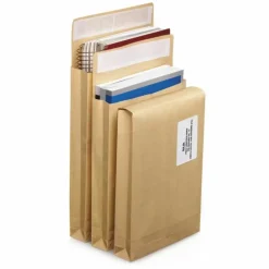 RAJA - 300 pochettes kraft renforcées dépliables - 26 x 33 cm