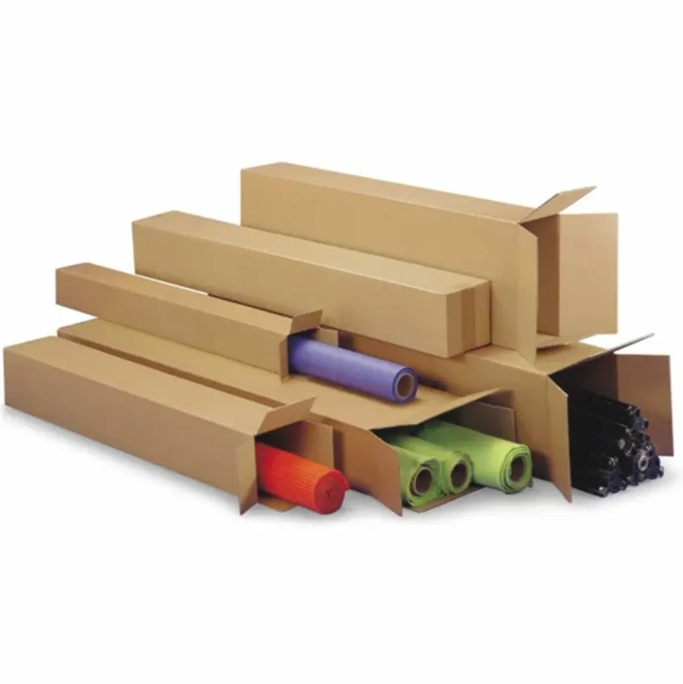 RAJA - Carton d'emballage allongé 50 x 10 x 10 cm - simple cannelure