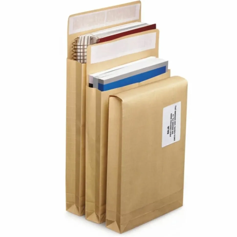 RAJA - Pochette kraft renforcée dépliable - 26 x 28 cm