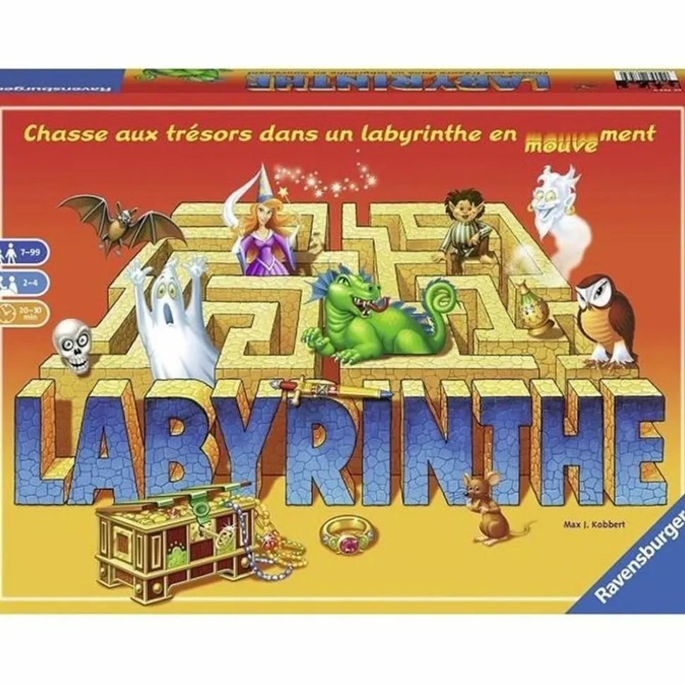 RAVENSBURGER - Labyrinthe - ravensburger famille - chasse au trésor dans un labyrinthe en mouvement