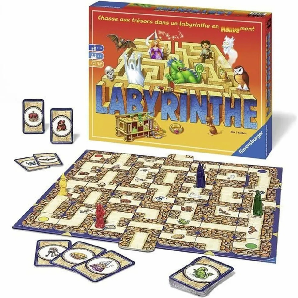 RAVENSBURGER - Labyrinthe - ravensburger famille - chasse au trésor dans un labyrinthe en mouvement