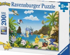 RAVENSBURGER - Puzzle 200 pièces xxl - ravensburger - attrapez-les tous ! - pokémon - dessins animés et bd