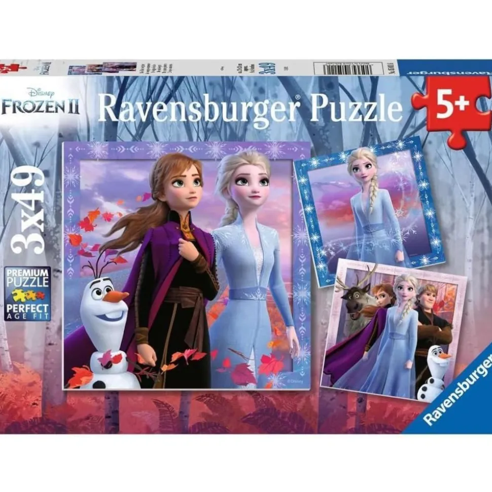 RAVENSBURGER - Puzzle disney la reine des neiges 3x49 pcs