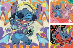 RAVENSBURGER - Puzzle jouer toute la journée stitch 3x49 pcs