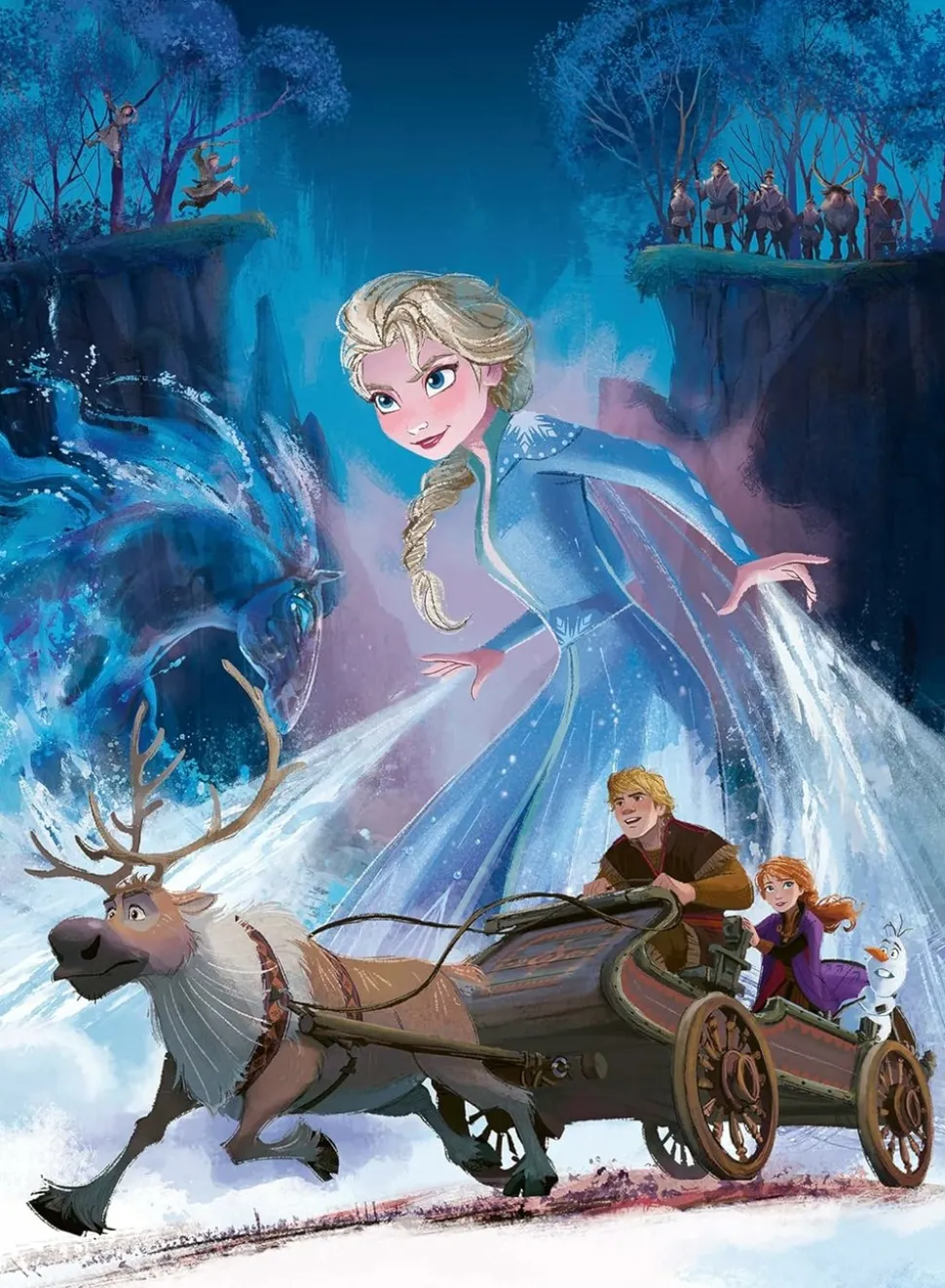 RAVENSBURGER - Puzzle la reine des neiges 2 200 pcs xxl
