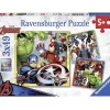 RAVENSBURGER - Puzzle les puissants avengers 3x49 pcs