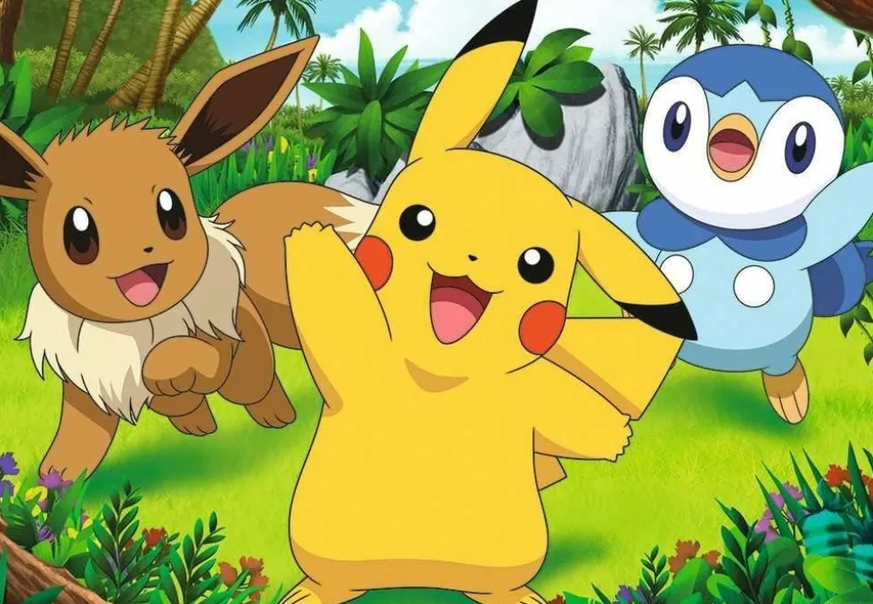 RAVENSBURGER - Puzzle pikachu et ses amis 2x24 pcs