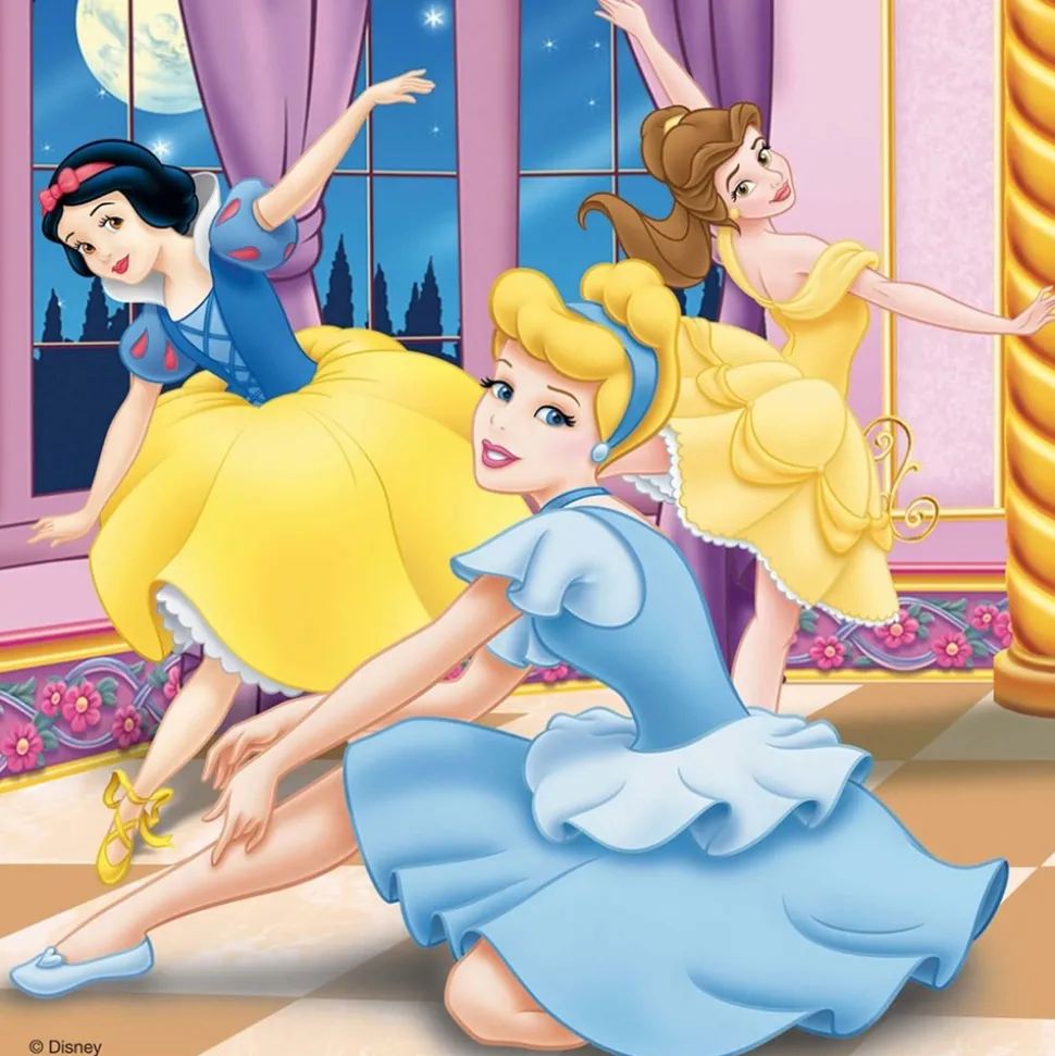 RAVENSBURGER - Puzzle rêves de princesses disney 3x49 pcs