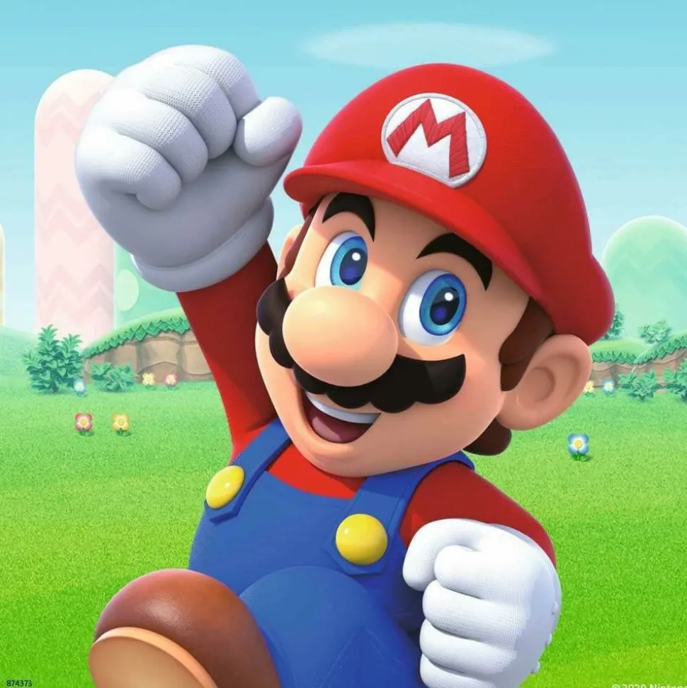 RAVENSBURGER - Puzzle super mario 3x49 pcs