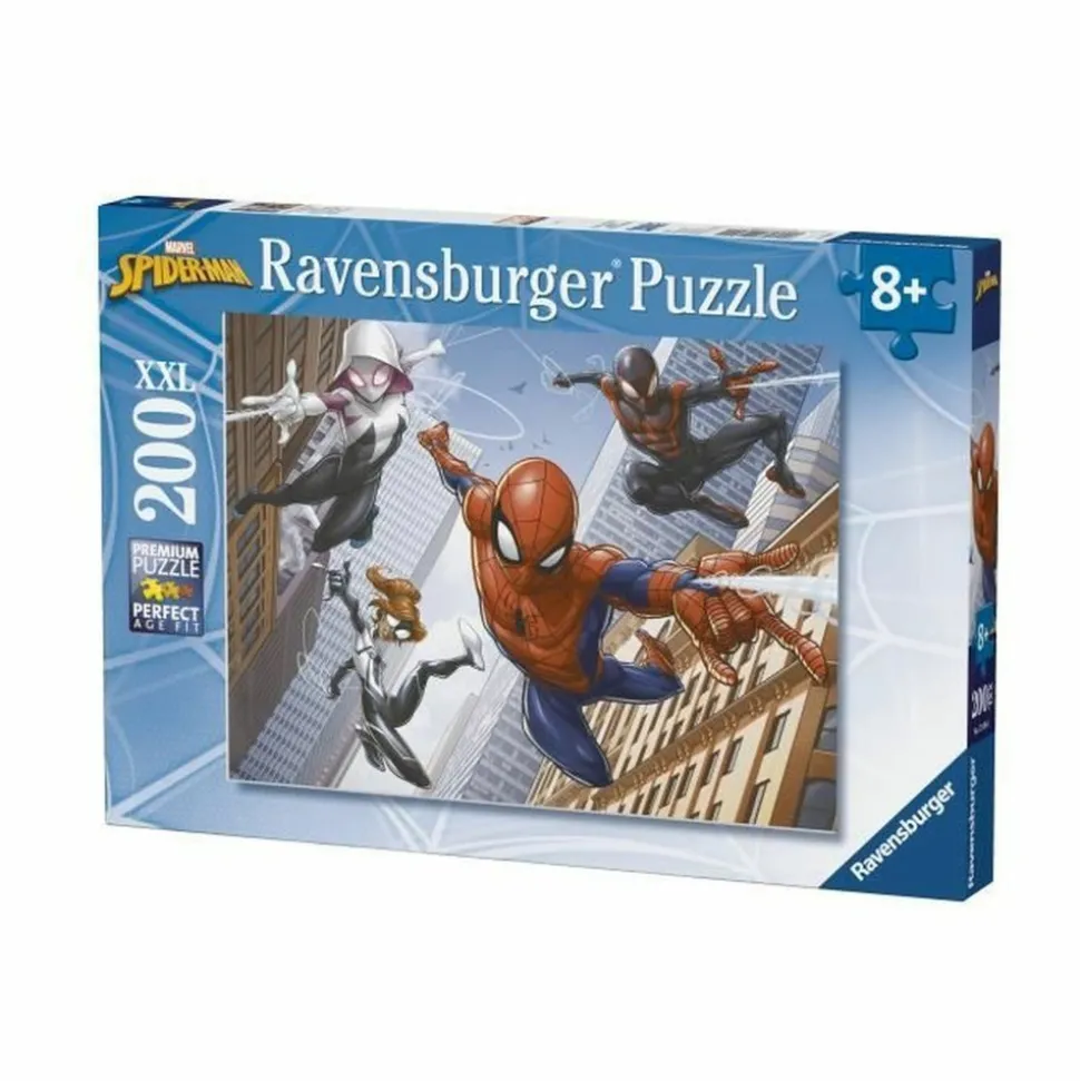 RAVENSBURGER - Ravensburger - puzzle spider-man 200 pièces xxl - les pouvoirs de l'araignée - enfant 8 ans et plus
