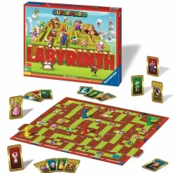 RAVENSBURGER - Super mario labyrinthe - ravensburger famille - chasse au trésor dans un labyrinthe en mouvement