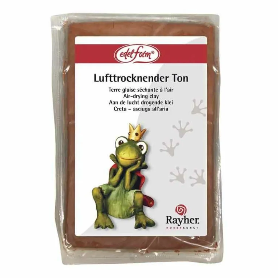 RAYHER - Argile brun foncé 500 g séchant à l'air