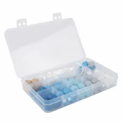 RAYHER - Coffret de perles en silicone - bleu