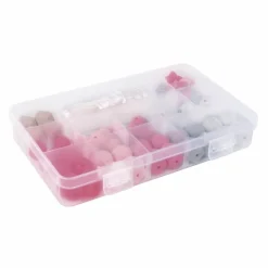 RAYHER - Coffret de perles en silicone - rose
