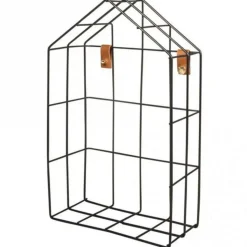 RAYHER - Etagère en fil de fer maison 16 x 7 x 25 cm - noir