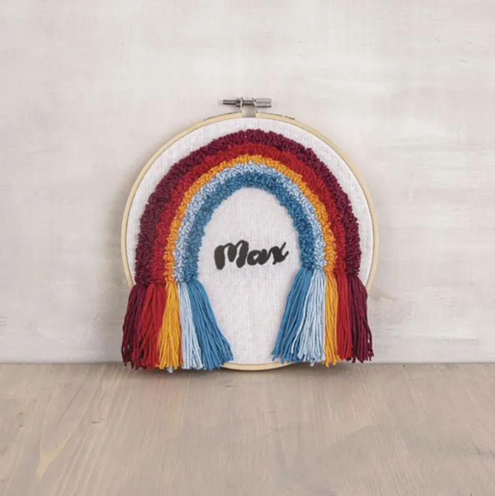 RAYHER - Kit cadre de broderie en bambou ø 17 cm