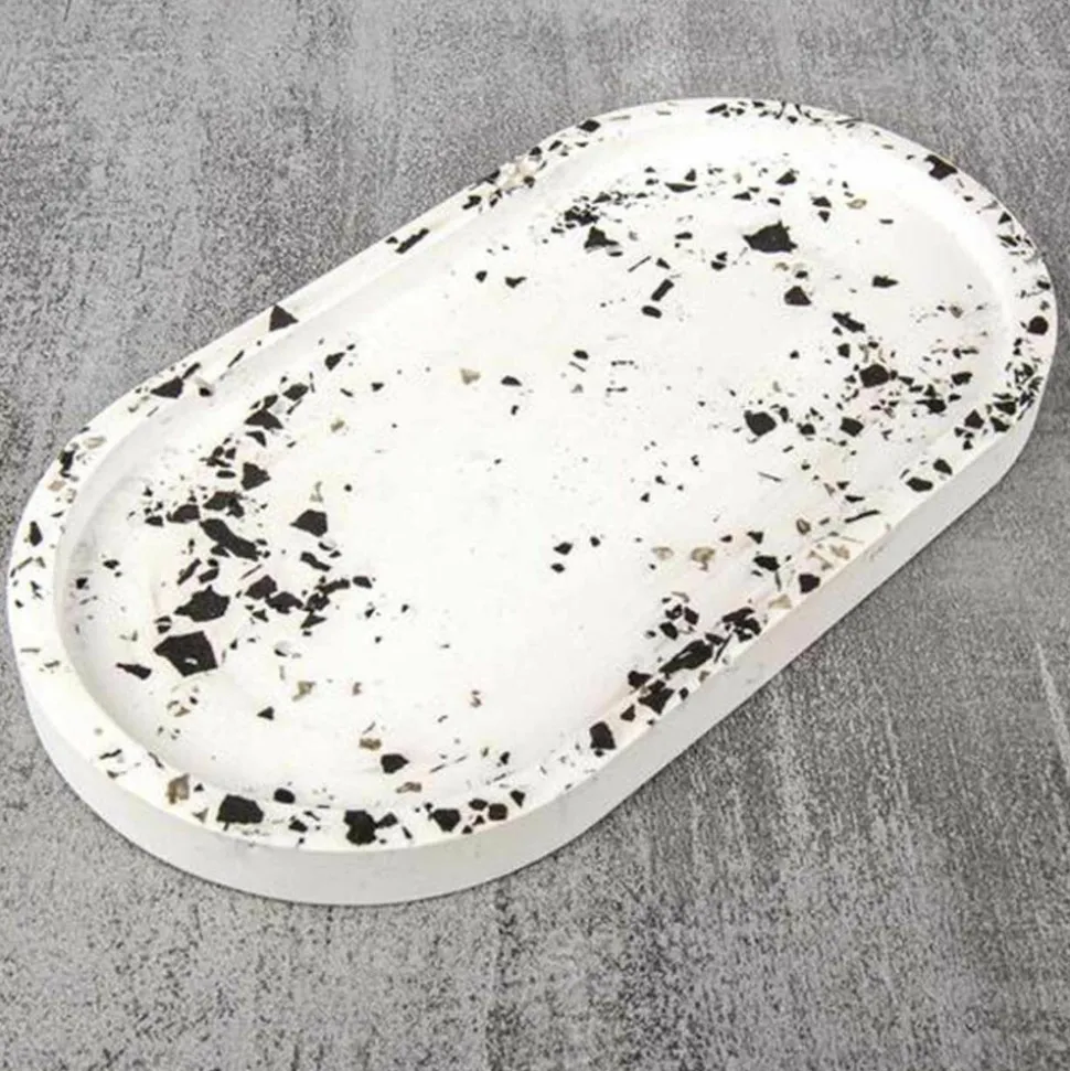 RAYHER - Kit de création mini plateau en résine terrazzo