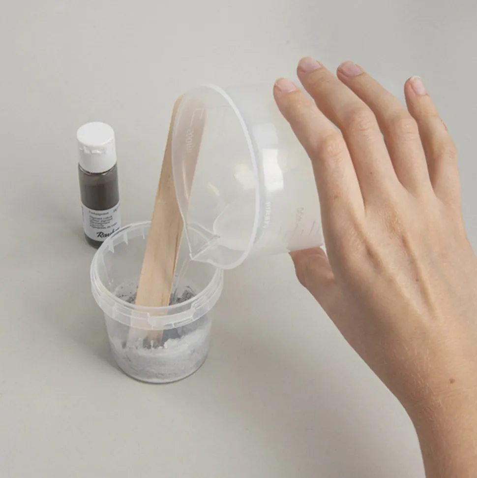 RAYHER - Kit de création mini plateau en résine terrazzo