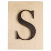 RAYHER - Lettre en bois 14,8 x 10,5 cm - s