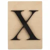 RAYHER - Lettre en bois 14,8 x 10,5 cm - x