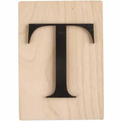 RAYHER - Lettre en bois 14,8 x 10,5 cm - t