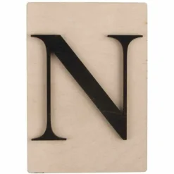 RAYHER - Lettre en bois 14,8 x 10,5 cm - n