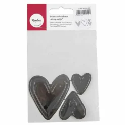 RAYHER - Matrice de découpage acier 6 x 5.5 cm - cœurs